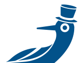 Dockside Logo Bird with Hat