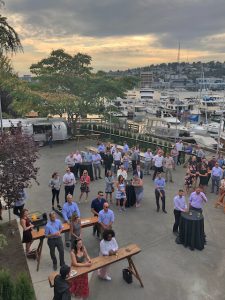 Dockside Outdoor Patio Venue with Lake Union View