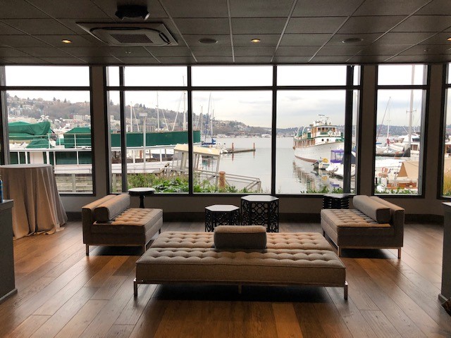 Dockside Soft Seating with Lake Union Views
