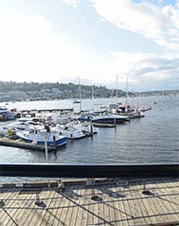 Dockside View Lake Union and Boats
